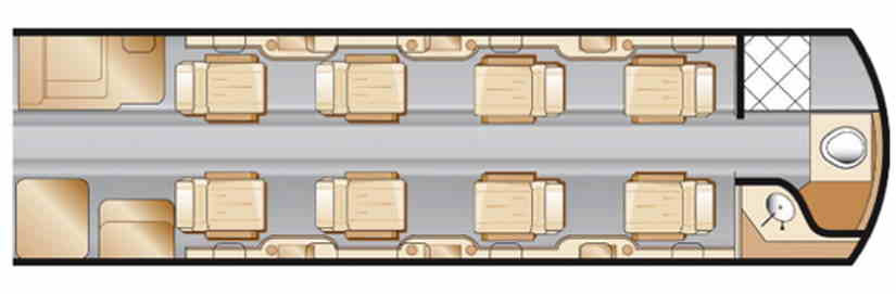 Dassault Falcon 50 schema