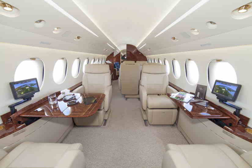 vliegtuigcabine Dassault Falcon 8X