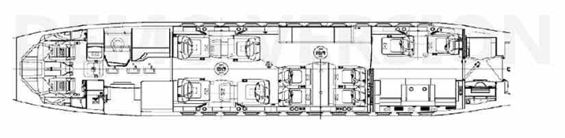 Dassault Falcon 900 LX schema