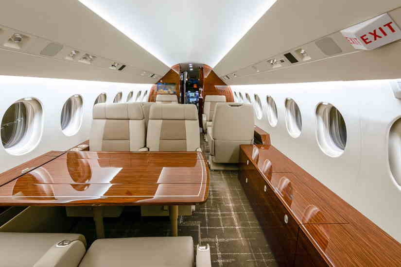 Dassault Falcon 900 LX cabine