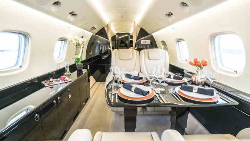 Embraer ERJ-135BJ Legacy cabine