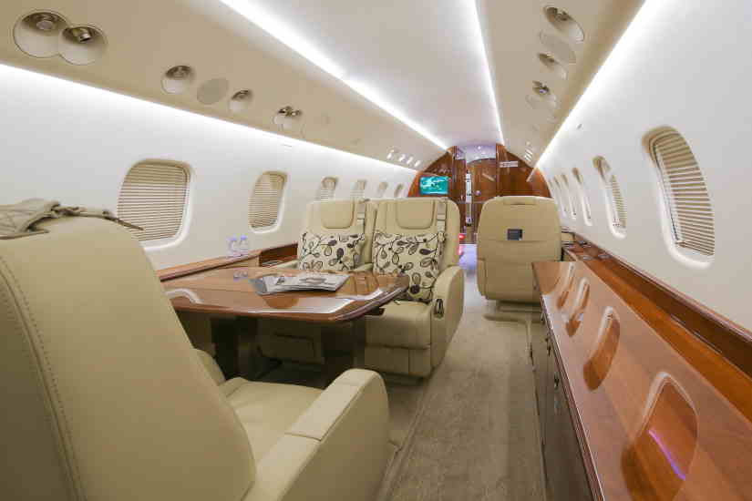 Embraer Legacy 650 cabine