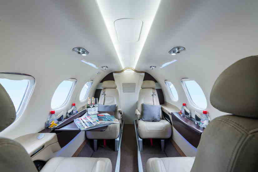 Embraer Phenom 100 cabine