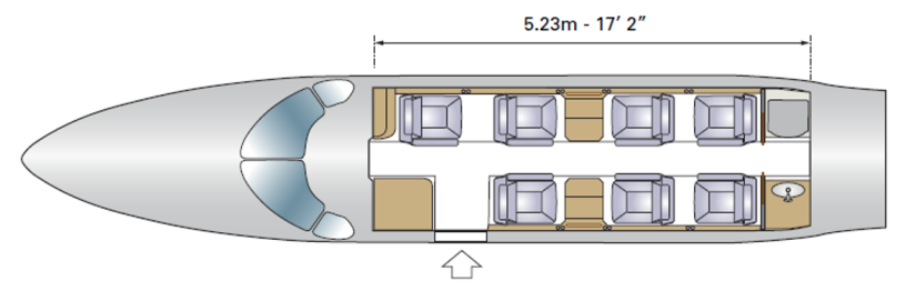 Embraer Phenom 300 schema