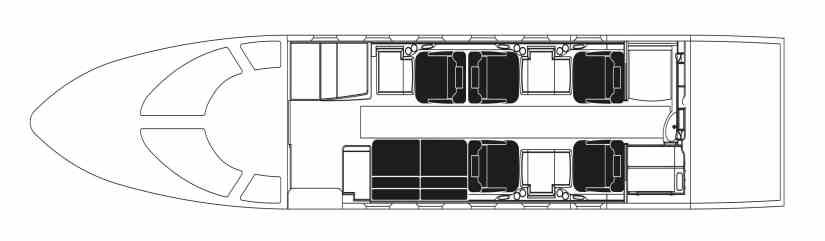 Gulfstream G150 schema