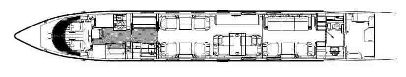 Gulfstream G450 schema