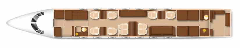 Gulfstream G550 schema