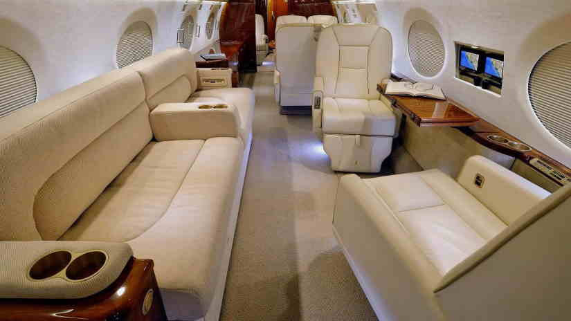 Gulfstream G550 cabine