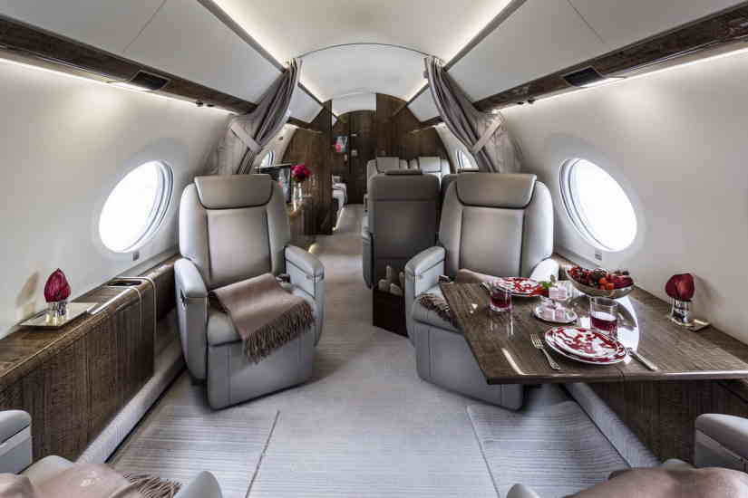 Gulfstream G650 cabine