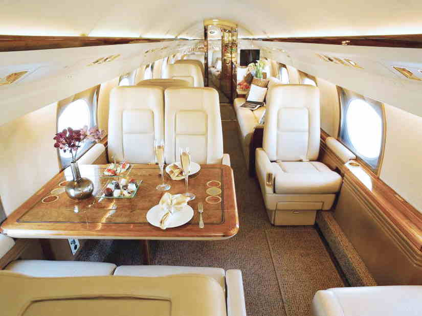 Gulfstream GIV cabine