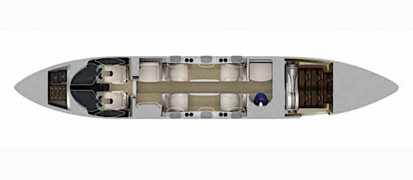 HondaJet HA-420 schema