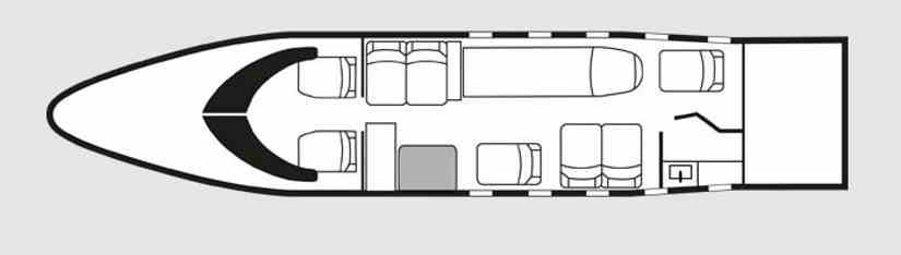 Learjet 25 schema