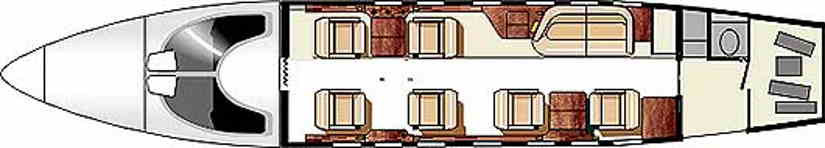 Learjet 31 schema