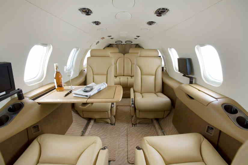 Learjet 31 cabine