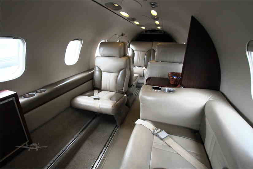 Learjet 35 cabine