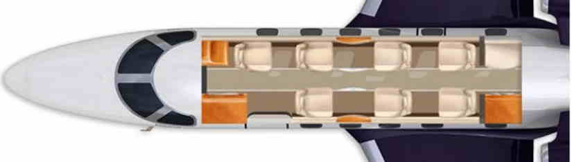 Learjet 40 XR schema