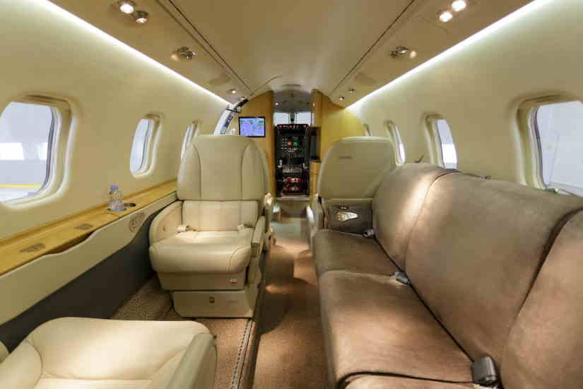 Learjet 60 cabine