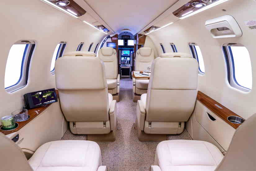 Learjet 70 cabine