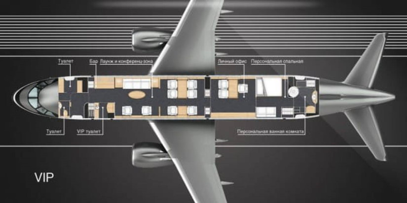 Sukhoi Business Jet schema
