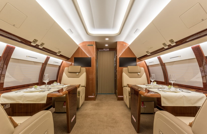 Sukhoi Business Jet cabine