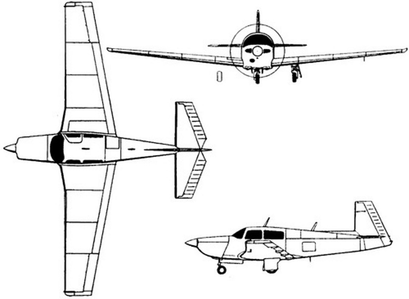 Mooney M20V schema