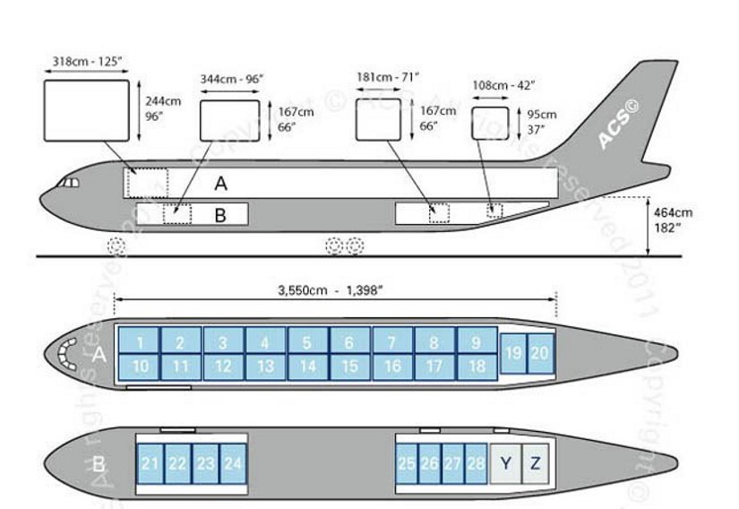 Airbus A300 B4F schema