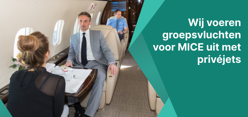 MICE-vluchten met privéjets