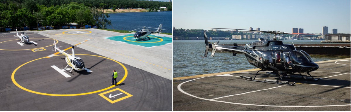 privé helikoptervlucht