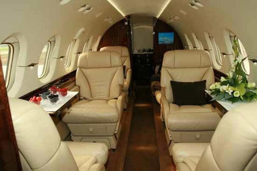 Beechcraft Hawker 850 XP cabine