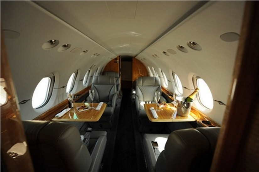 Beechcraft Hawker 900 XP cabine