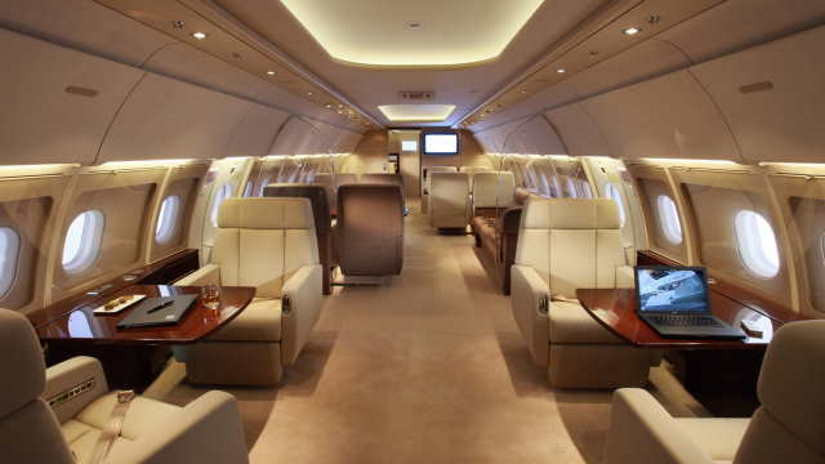 Airbus A318 Elite cabine