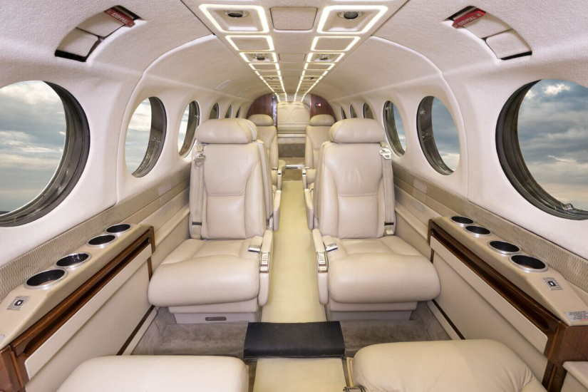 Beechcraft King Air 350 cabine