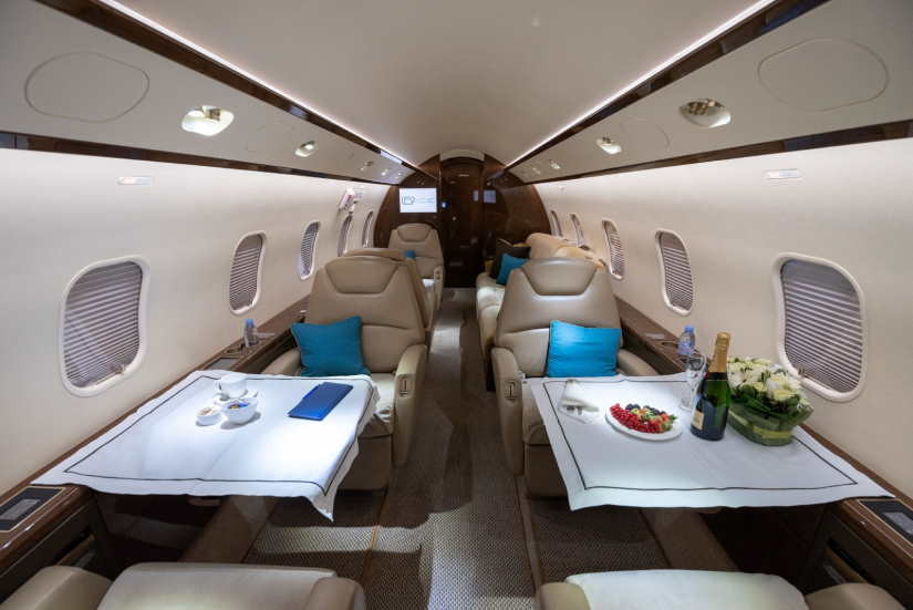 Bombardier Challenger 300 cabine