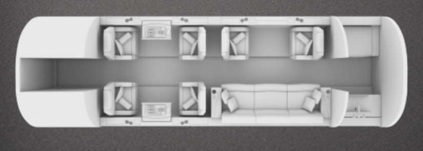Bombardier Challenger 350 schema