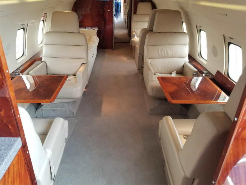 Bombardier Challenger 600 cabine