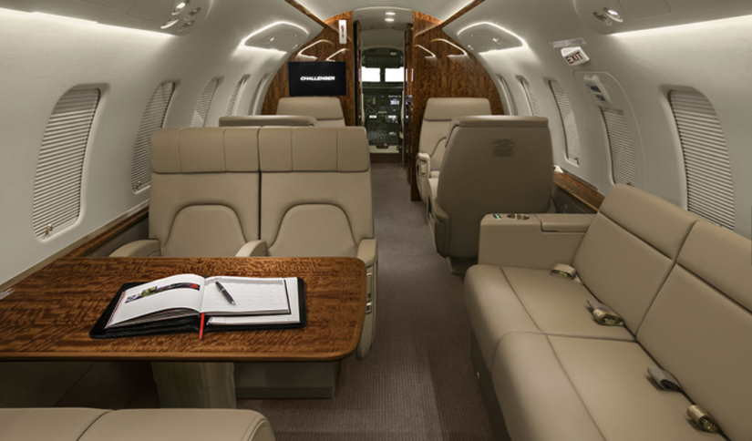 Bombardier Challenger 650 cabine