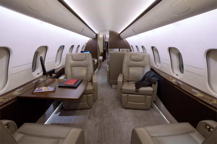 Bombardier Global 5000 cabine