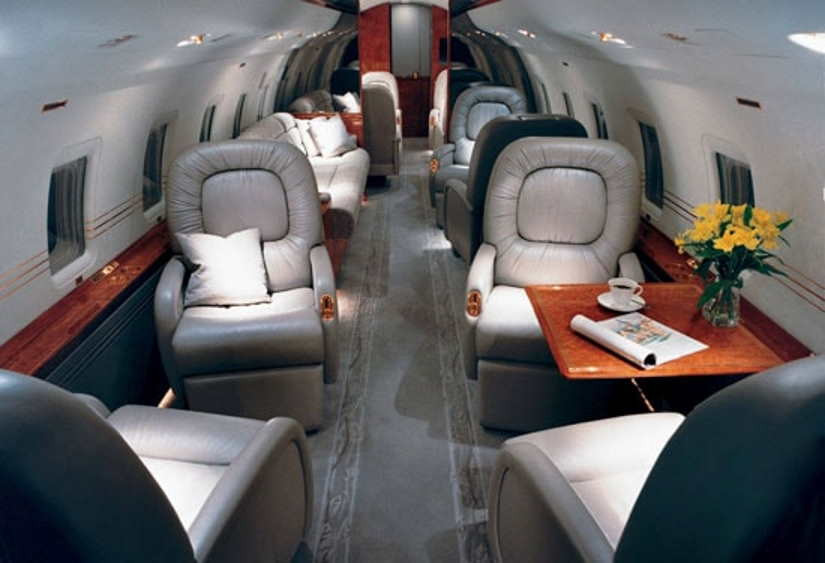 Bombardier Challenger 800 cabine