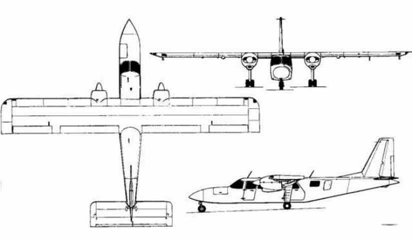 Britten-Norman Islander schema