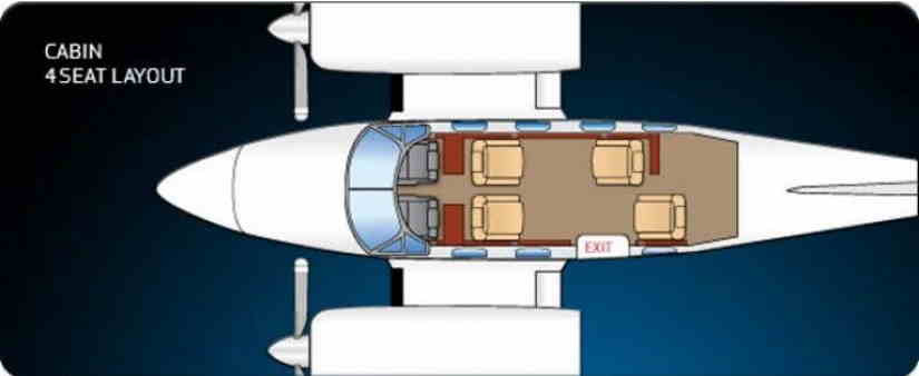 Cessna 340 schema