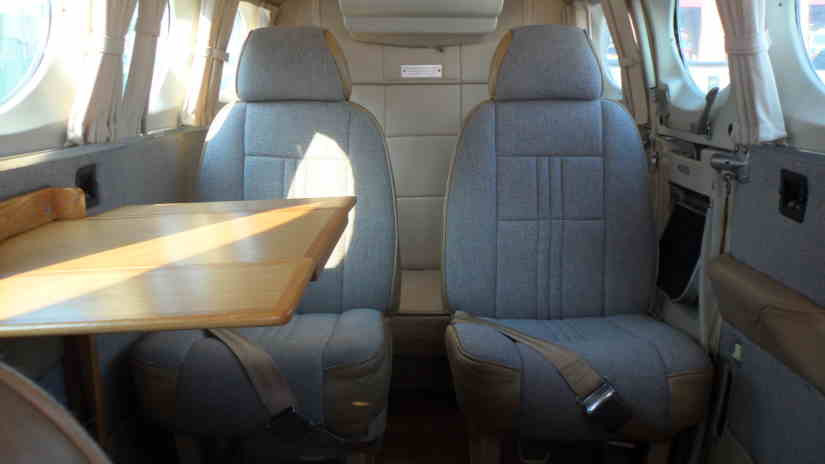 Cessna 340 cabine