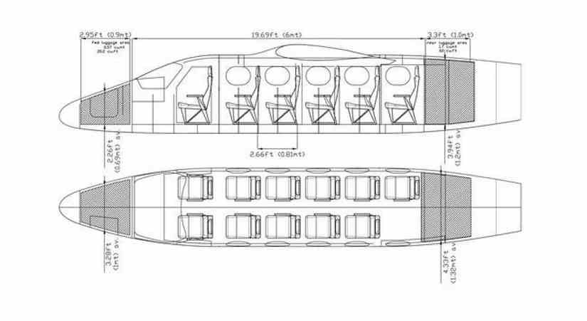 Cessna 404 schema