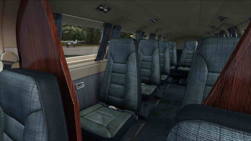 Cessna 404 cabine