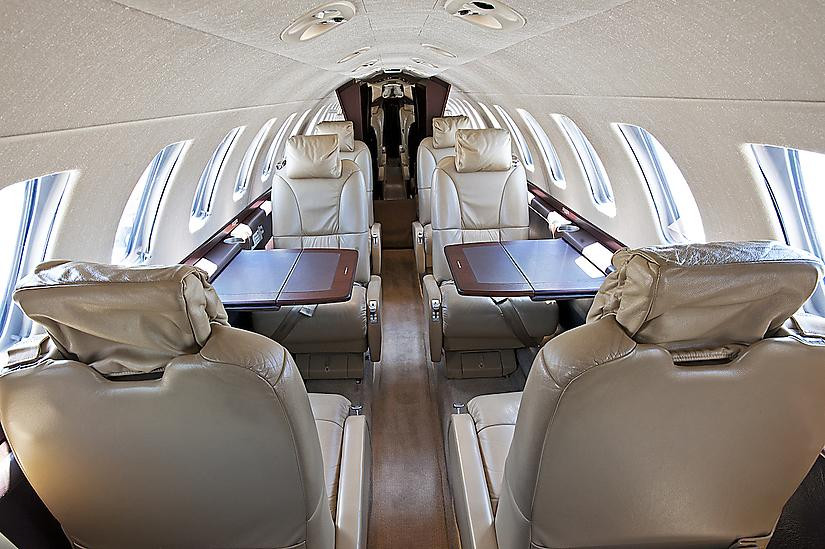 Cessna Citation CJ3 cabine