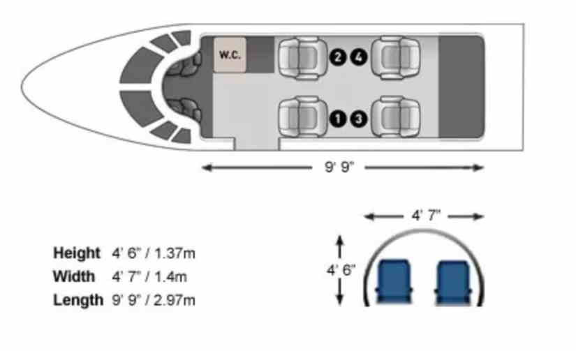 Cessna Citation Mustang schema