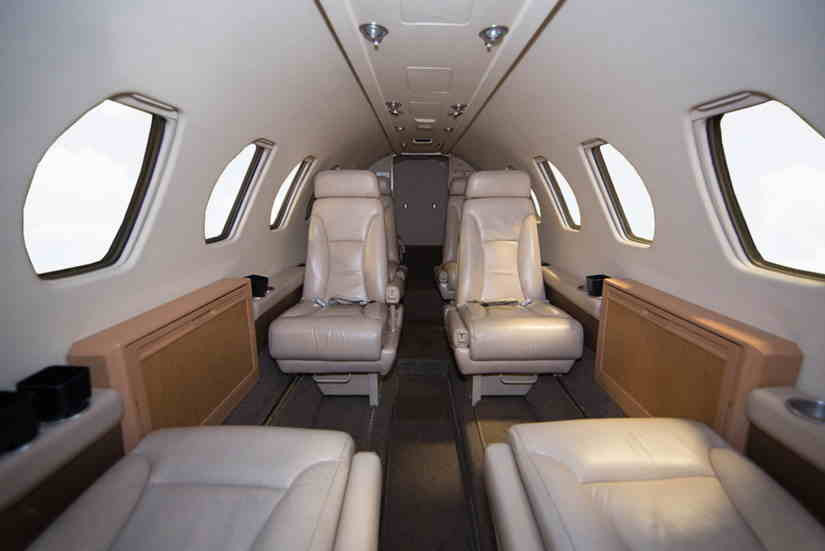 Cessna Citation V cabine