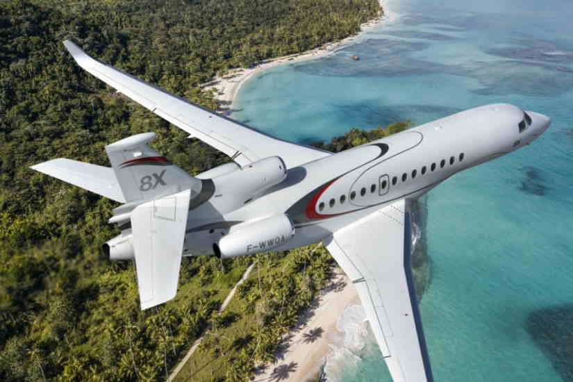 Dassault Falcon 8X aircraft