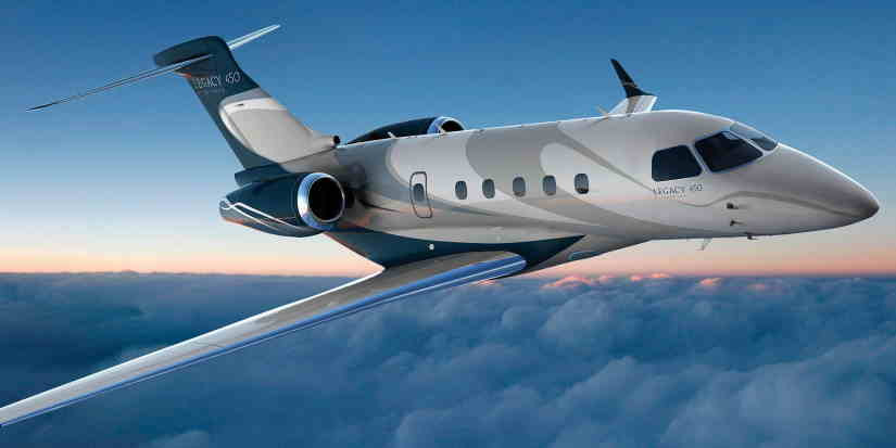 Embraer Legacy 450 aircraft