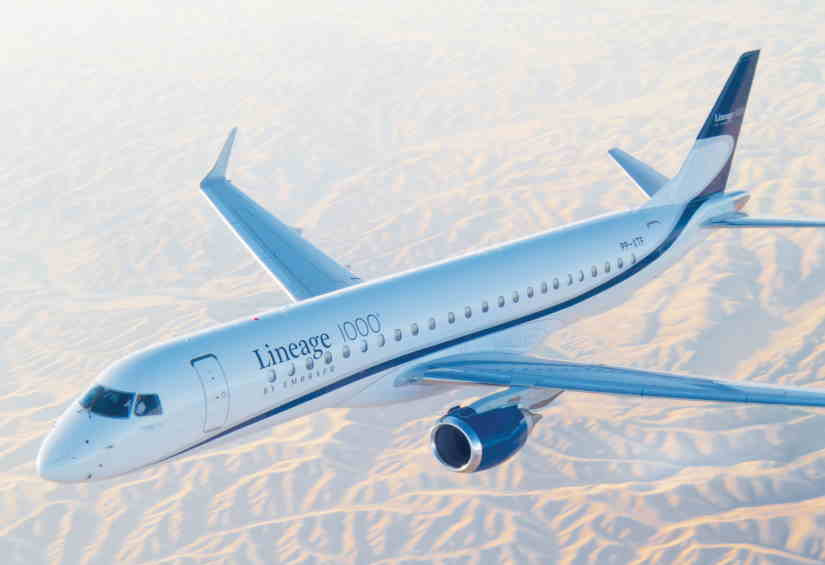 Embraer Lineage 1000 aircraft