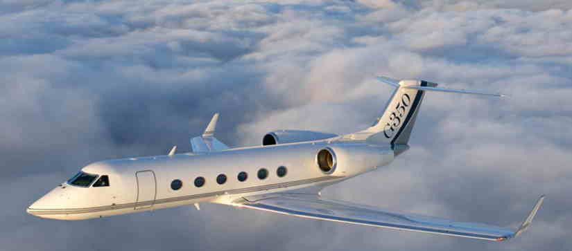 Gulfstream G350 aircraft